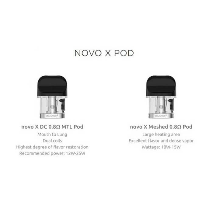 SMOK Novo X Replacement Pod 2ml 3pcs - Image 2